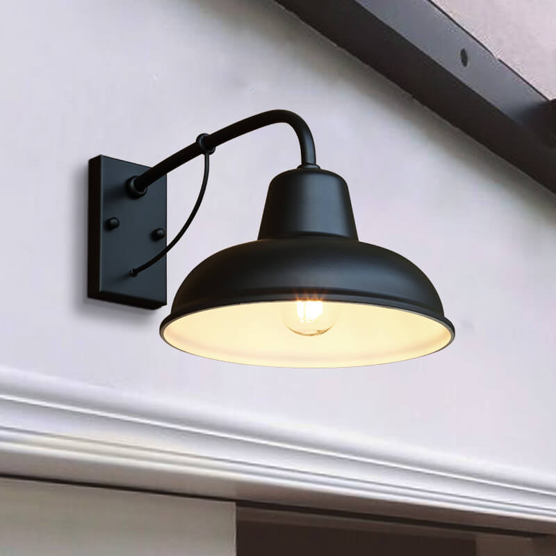 Harbor – Vintage Industriële Buiten Wandlamp (Waterdichte Barnlamp, 1-Lichts)