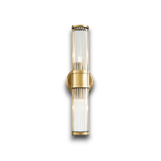 Firevine - Stijlvolle LED Wandlamp Met Cilindervormig Design En Gouden Afwerking
