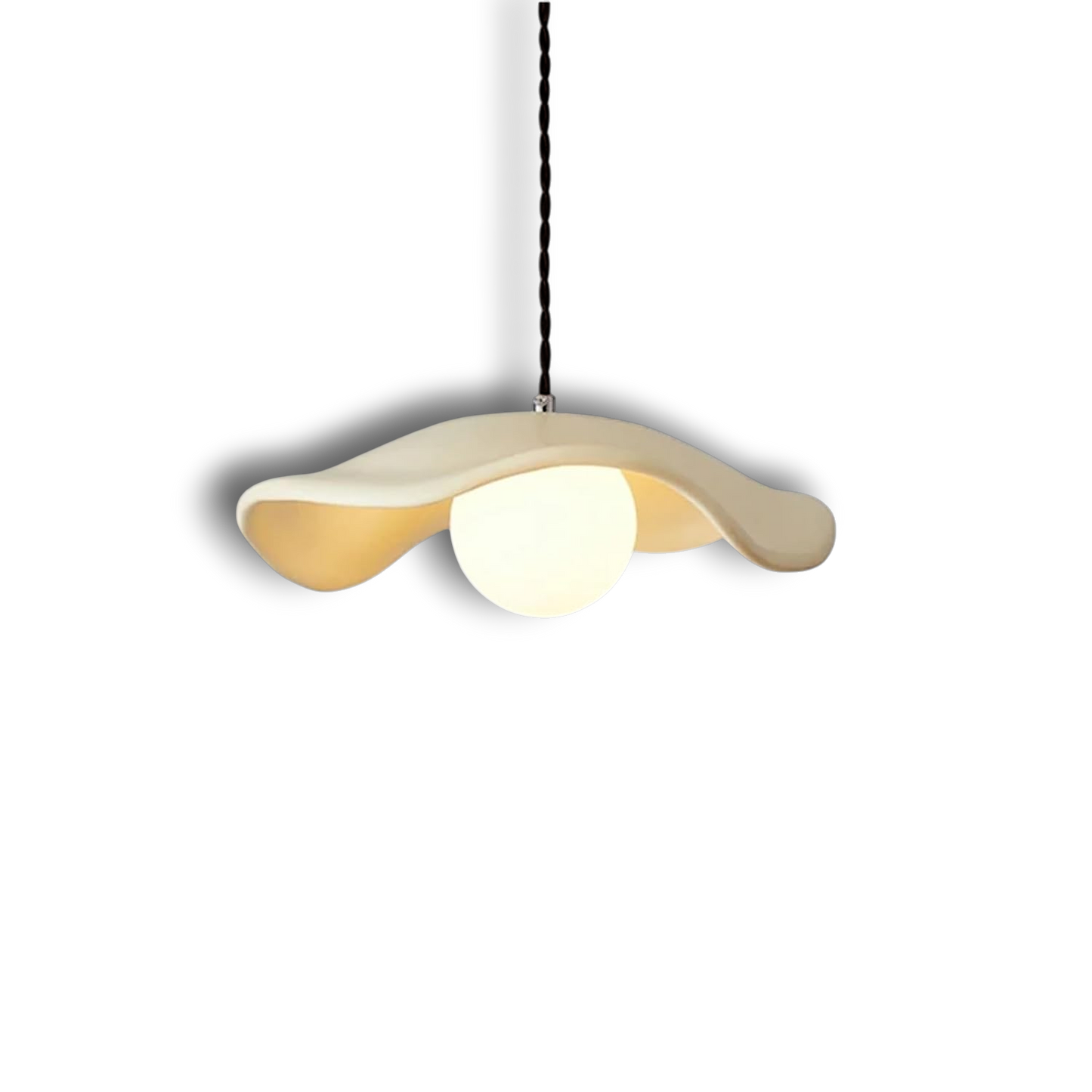 Miyora – Wabi Sabi 1-Lichts Hoed Resin Hanglamp