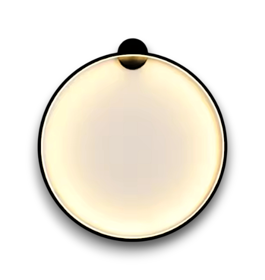 Solvia – Minimalistische LED Wandlamp (Ronde Moderne Wandlamp)
