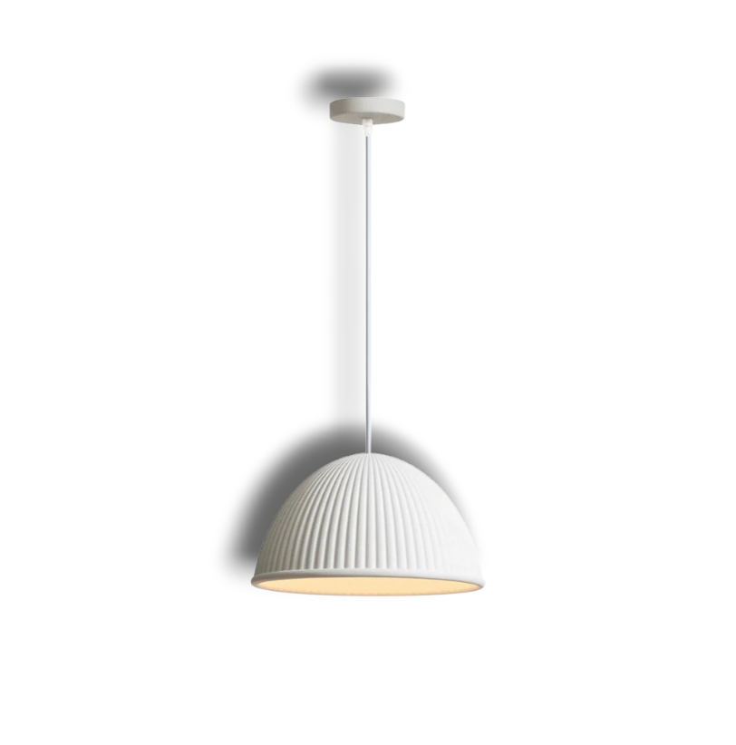 Elorae – Moderne Geribbelde Dome Hanglamp