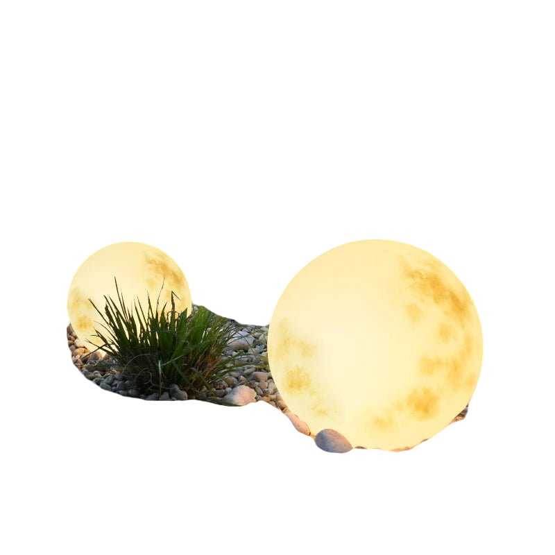 Luxora - Maanlamp Tuinverlichting Met Realistische Maanvorm Voor Buiten Decoratie