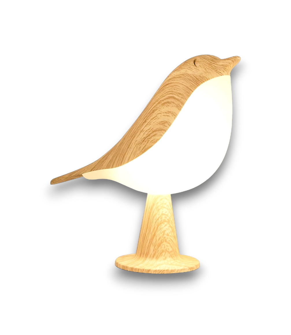 Lustora – Artistieke Vogel Tafellamp met Warme Sfeerverlichting