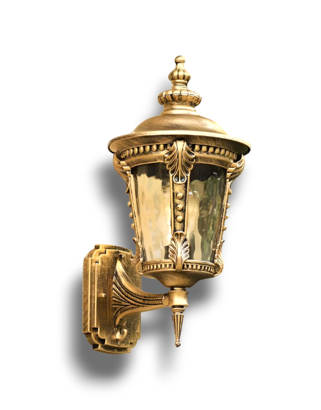 Avelora – Vintage Buiten Wandlamp met Glazen Kap