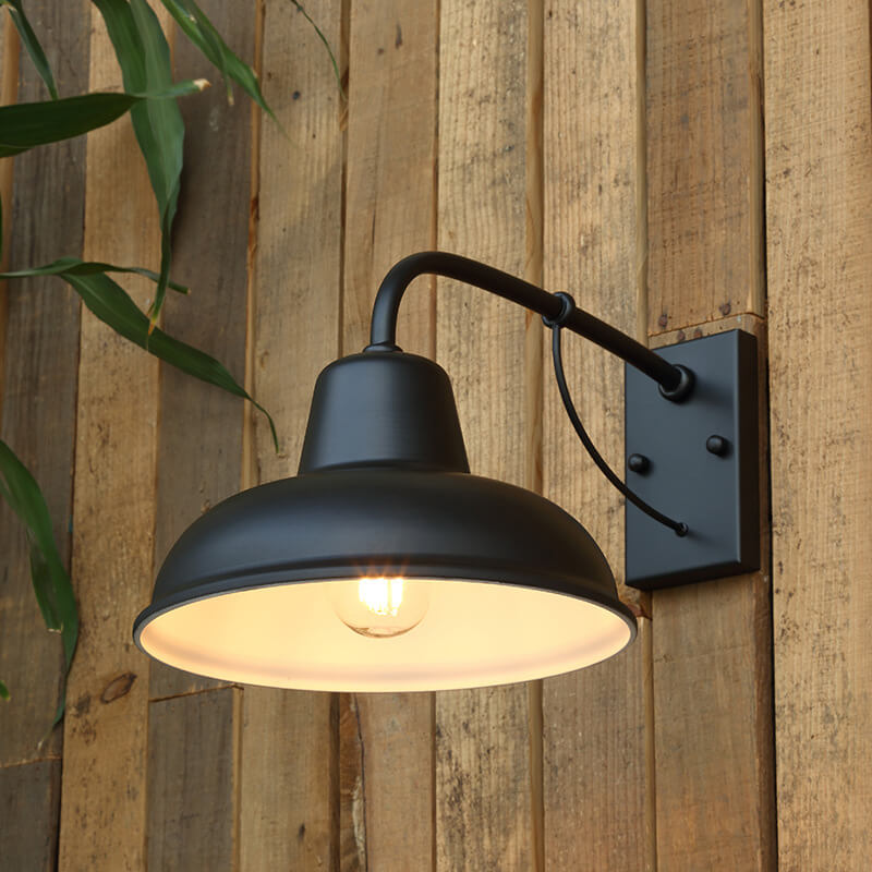 Harbor – Vintage Industriële Buiten Wandlamp (Waterdichte Barnlamp, 1-Lichts)