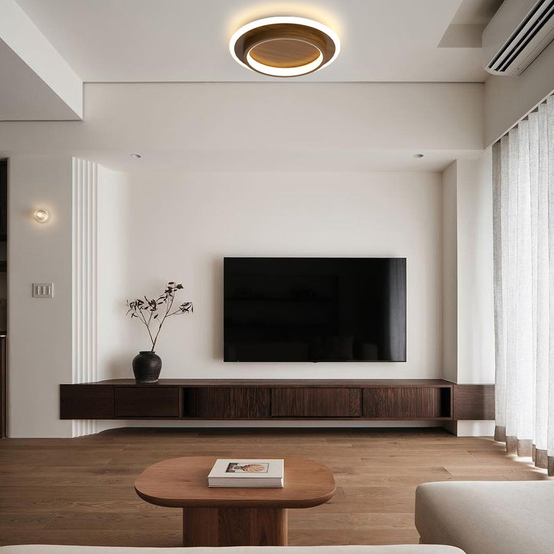 Homedra – Moderne Ronde LED Plafondlamp Met Duurzaam Metaal En Acryl Ontwerp