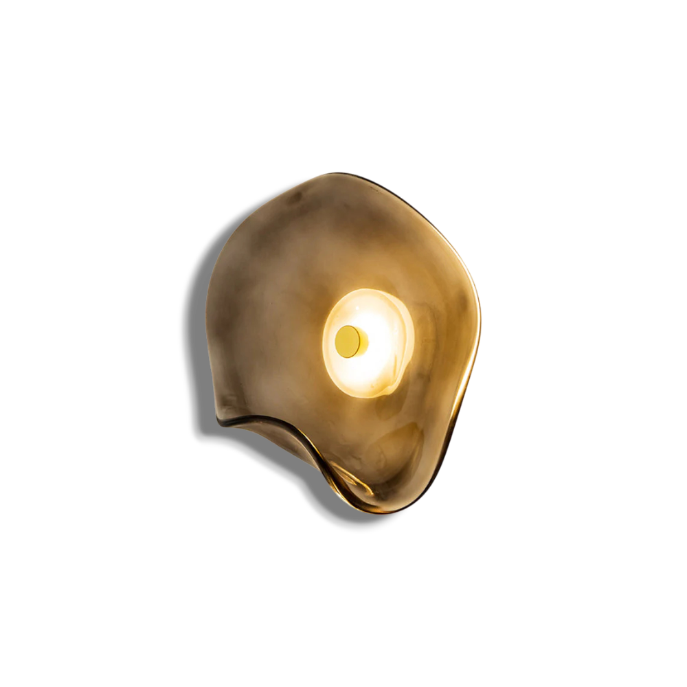 Ovola – Nordic Gebogen Glas LED Wandlamp