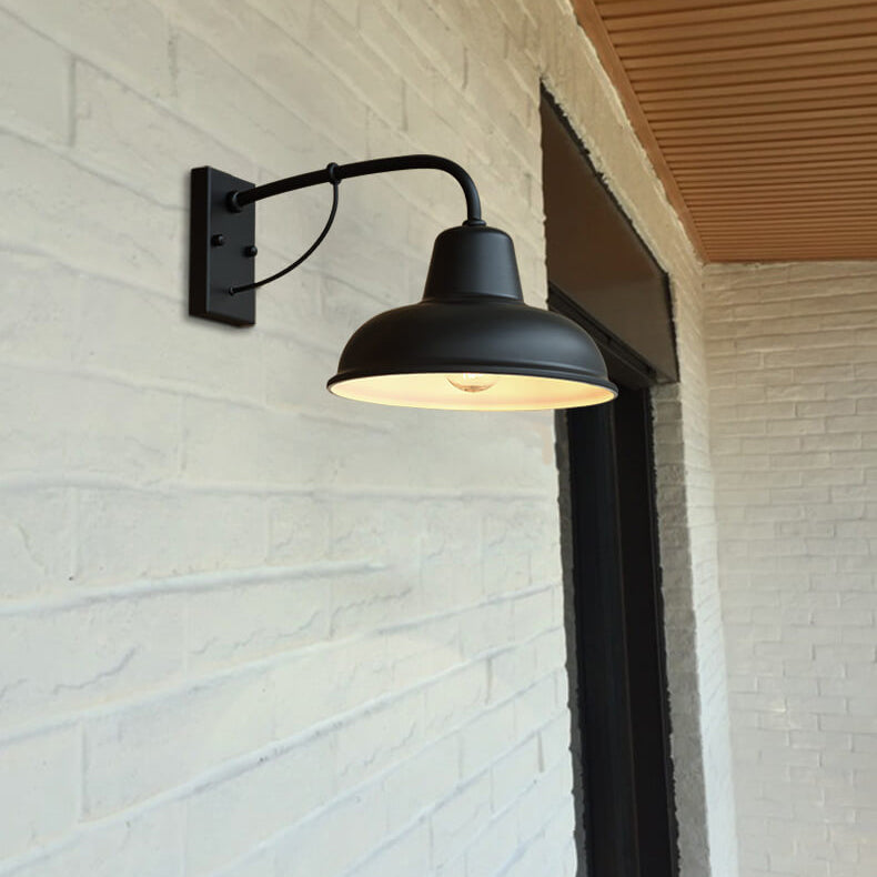 Harbor – Vintage Industriële Buiten Wandlamp (Waterdichte Barnlamp, 1-Lichts)