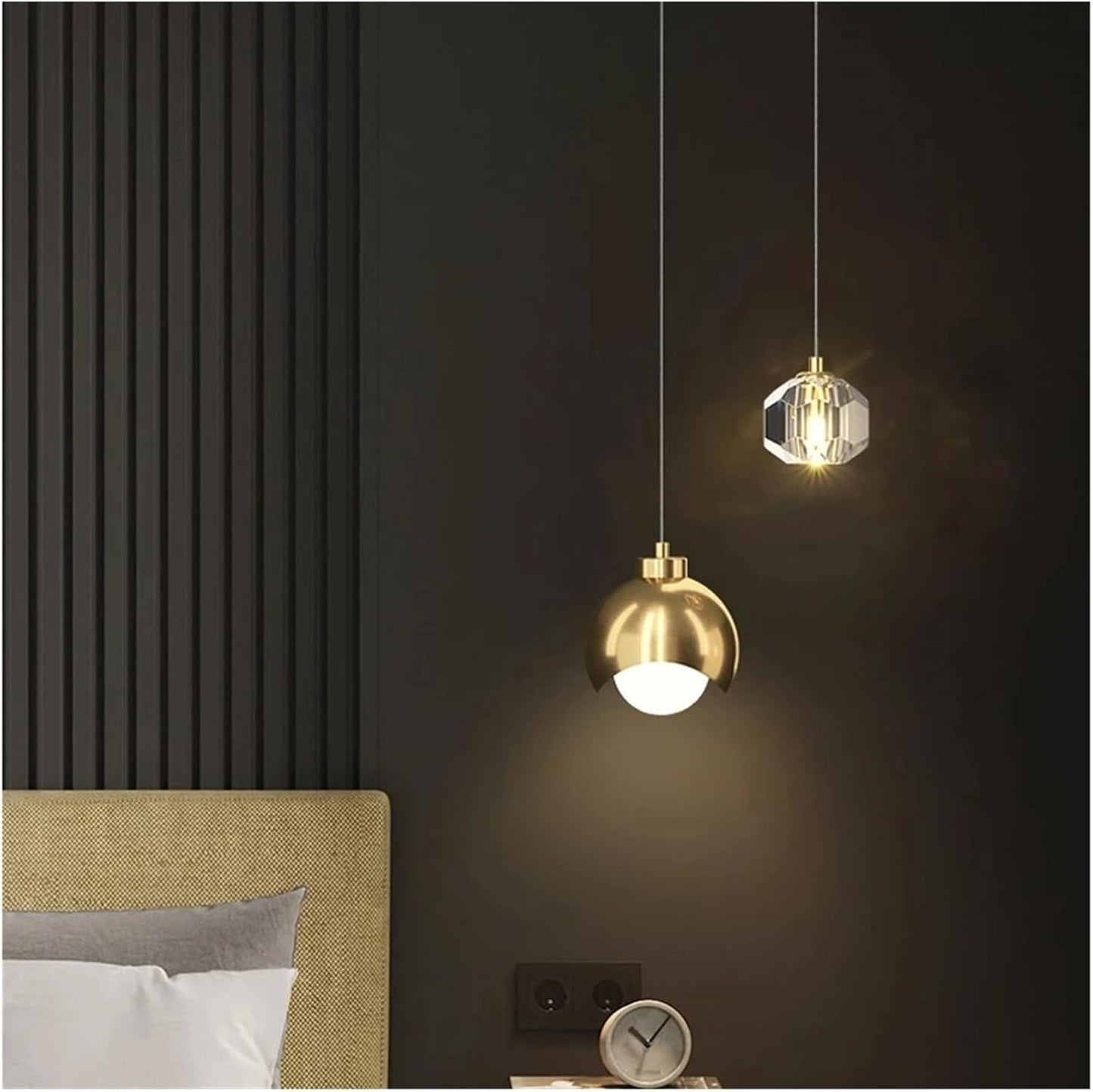 Urnelis - Elegante Hanglamp Van Goud En Kristal Met LED Voor Woon- En Eetruimtes
