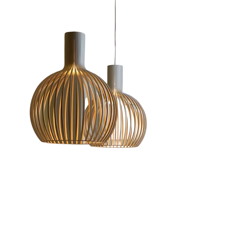 Floraa - Natuurlijke Bamboe Hanglamp voor Elegante Woondecoratie