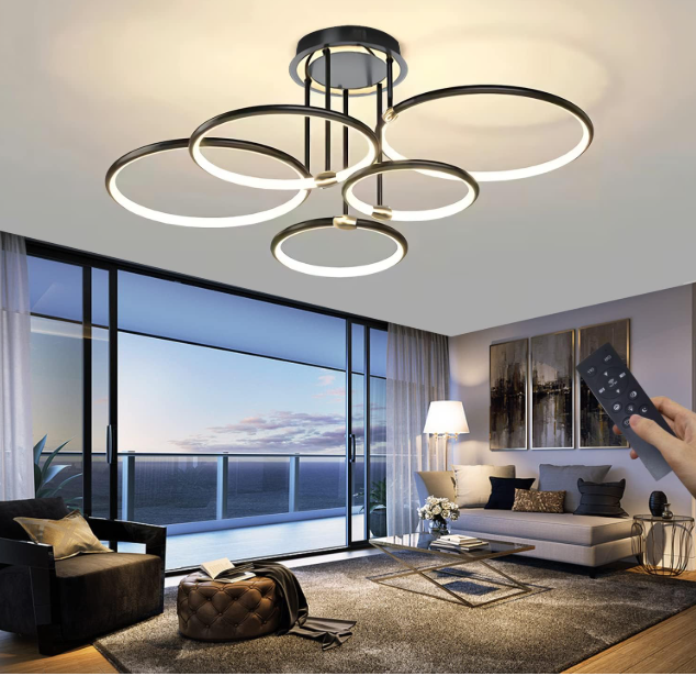 Aurelia – Moderne LED Plafondlamp met Geometrisch Ringontwerp