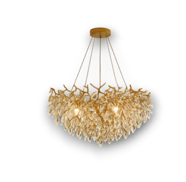 Lantherra - Moderne Luxe Kristallen Kroonluchter Met LED-Verlichting Voor Woonkamers