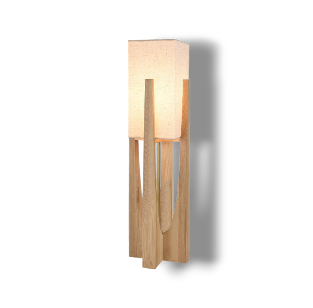 Roomisca - Eigentijdse Japanse Stijl Vloerlamp Met Wabi Sabi Charme