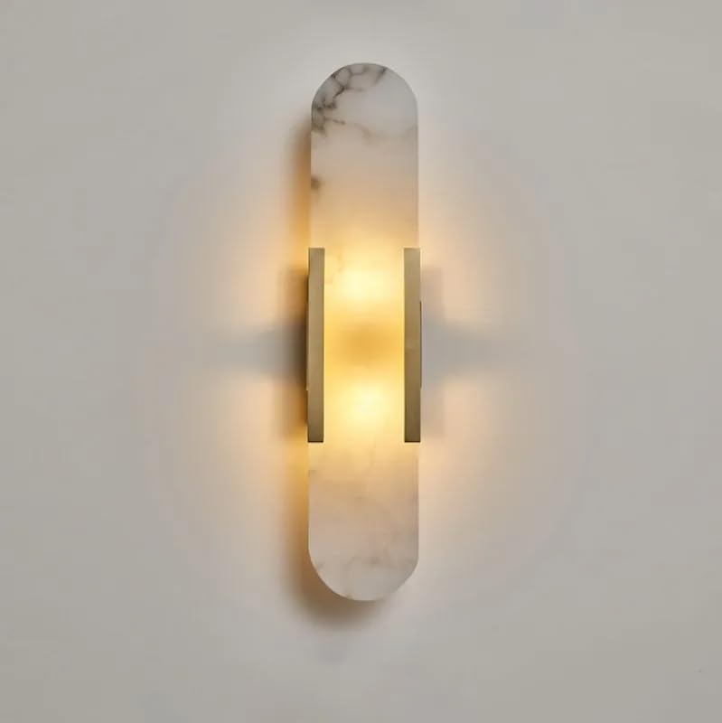 Selaro – Moderne Marmeren Wandlamp (Luxe Bedlamp, Dimbaar)