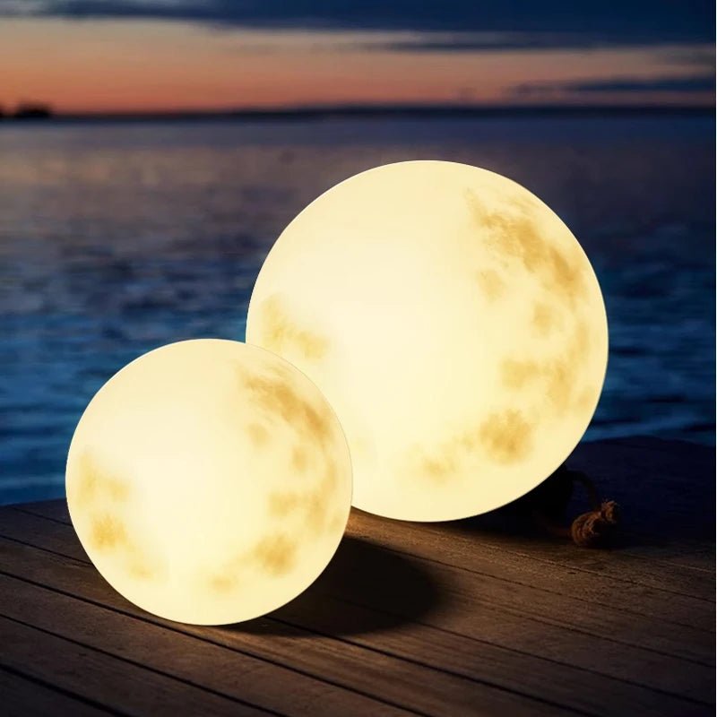 Luxora - Maanlamp Tuinverlichting Met Realistische Maanvorm Voor Buiten Decoratie