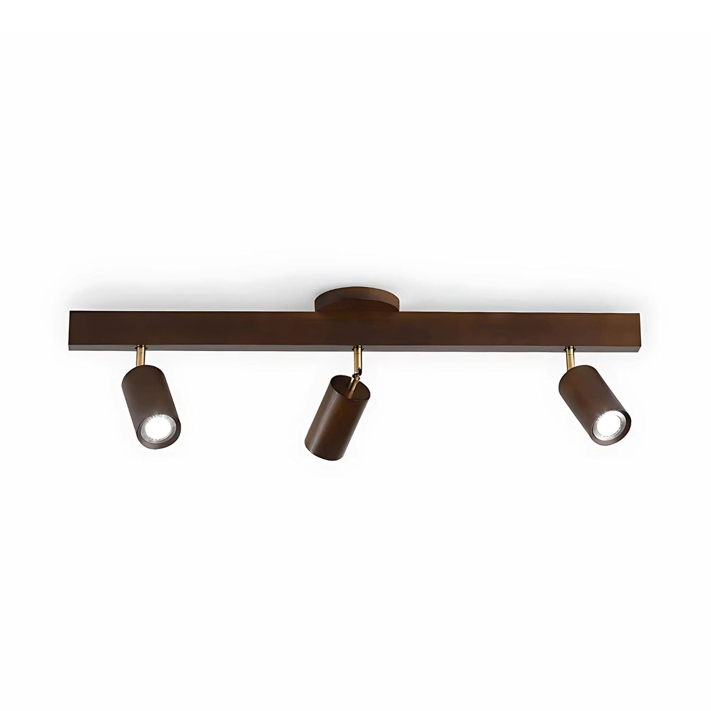 Norvia – Houten Rail Plafondlamp met Verstelbare Spots