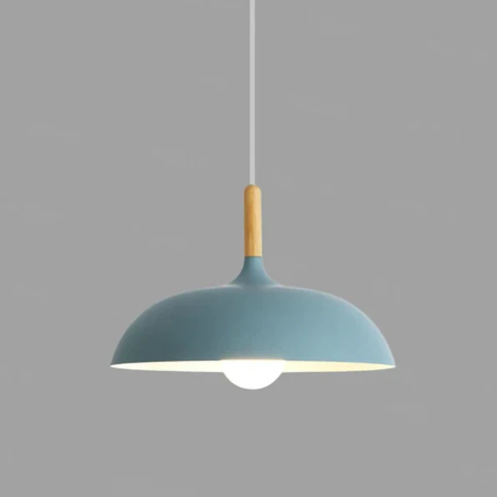 Beddora - NordicLight Scandinavische Eikenhouten Plafondlamp voor Moderne Ruimtes