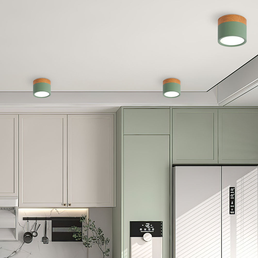 Cylora – Moderne LED Cilinder Plafondlamp met Strak Flush Mount Ontwerp