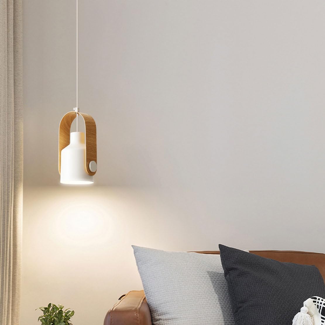 Orvia – Scandinavische Hangspot (Houten & Metalen Hanglamp)