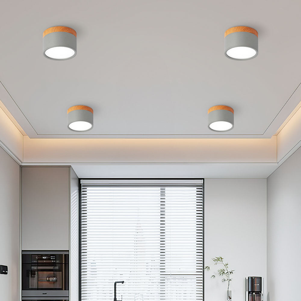 Cylora – Moderne LED Cilinder Plafondlamp met Strak Flush Mount Ontwerp