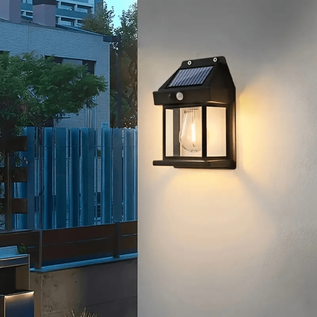 Brillence – Moderne Zonne-Wandlamp Waterdicht met Bewegingssensor