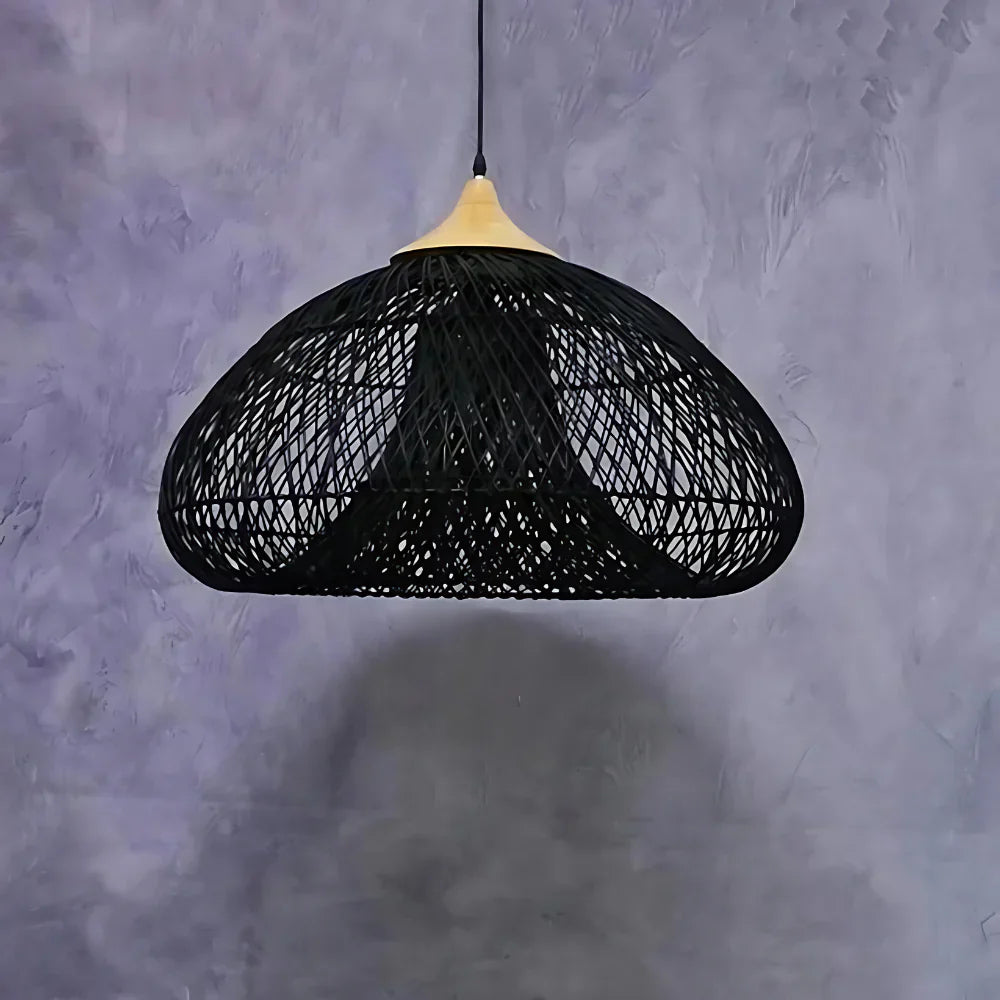 Aveline – Handgemaakte Rattan Japandi Hanglamp