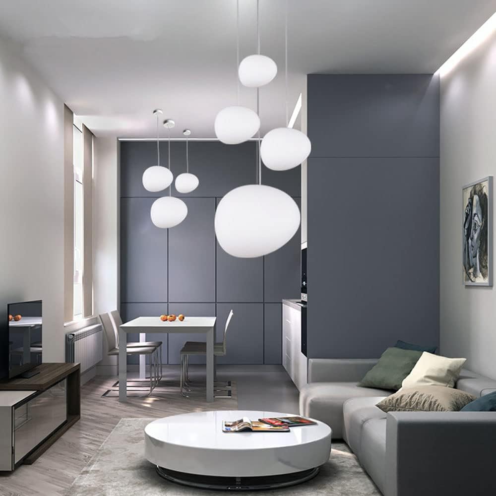 Statuvia – Zwevende Kiezel Hanglamp voor de Eetkamer