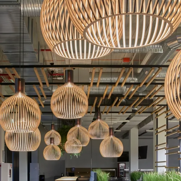 Floraa - Natuurlijke Bamboe Hanglamp voor Elegante Woondecoratie
