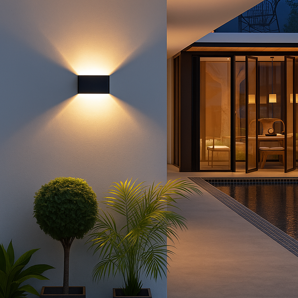 Arden – Moderne Scandinavische Wandlamp, Waterdicht Aluminium Ontwerp