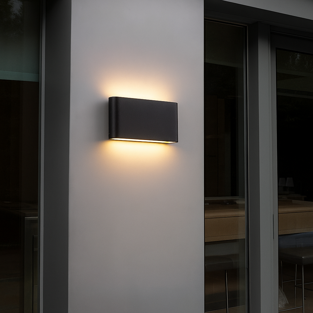 Arden – Moderne Scandinavische Wandlamp, Waterdicht Aluminium Ontwerp