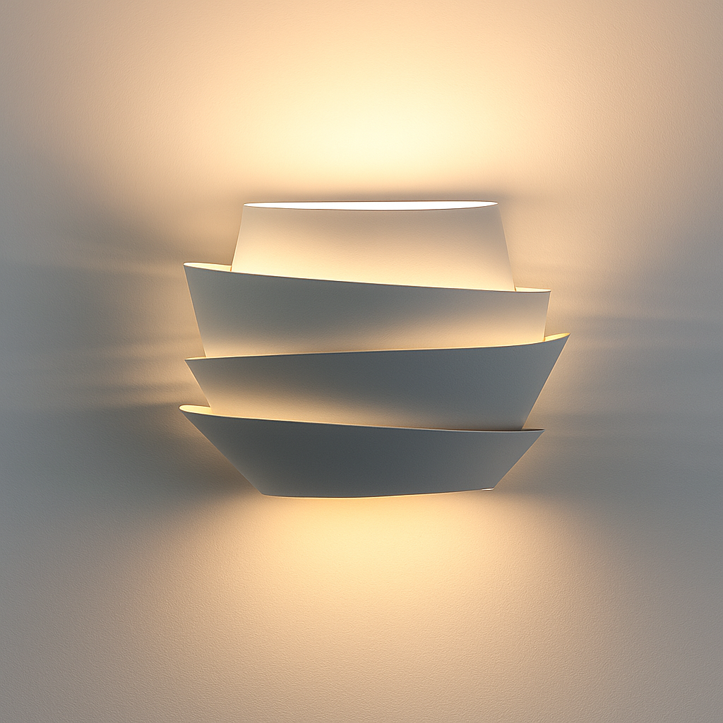 Strava – Moderne Scandinavische Wandlamp, Dubbele Lichtpunten