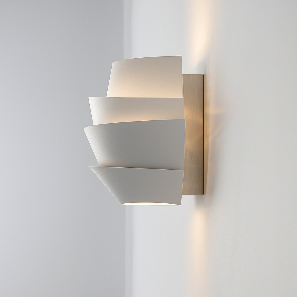 Strava – Moderne Scandinavische Wandlamp, Dubbele Lichtpunten