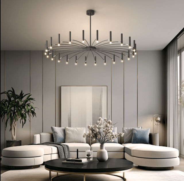 Vaserra - Elegante Kroonluchter In Vintage Stijl Met Metalen Afwerking
