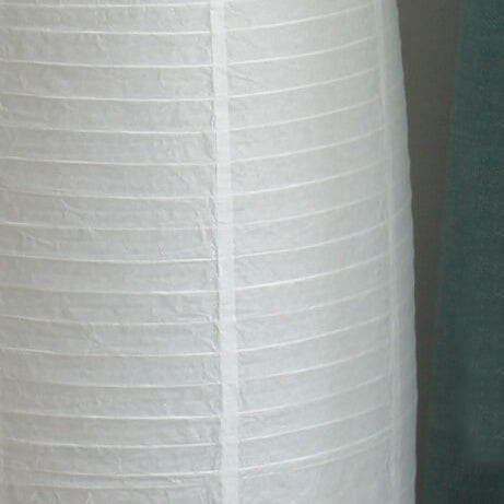 Aria – Scandinavische Minimalistische Rijstpapieren Kolom Vloerlamp (2-Lichts)