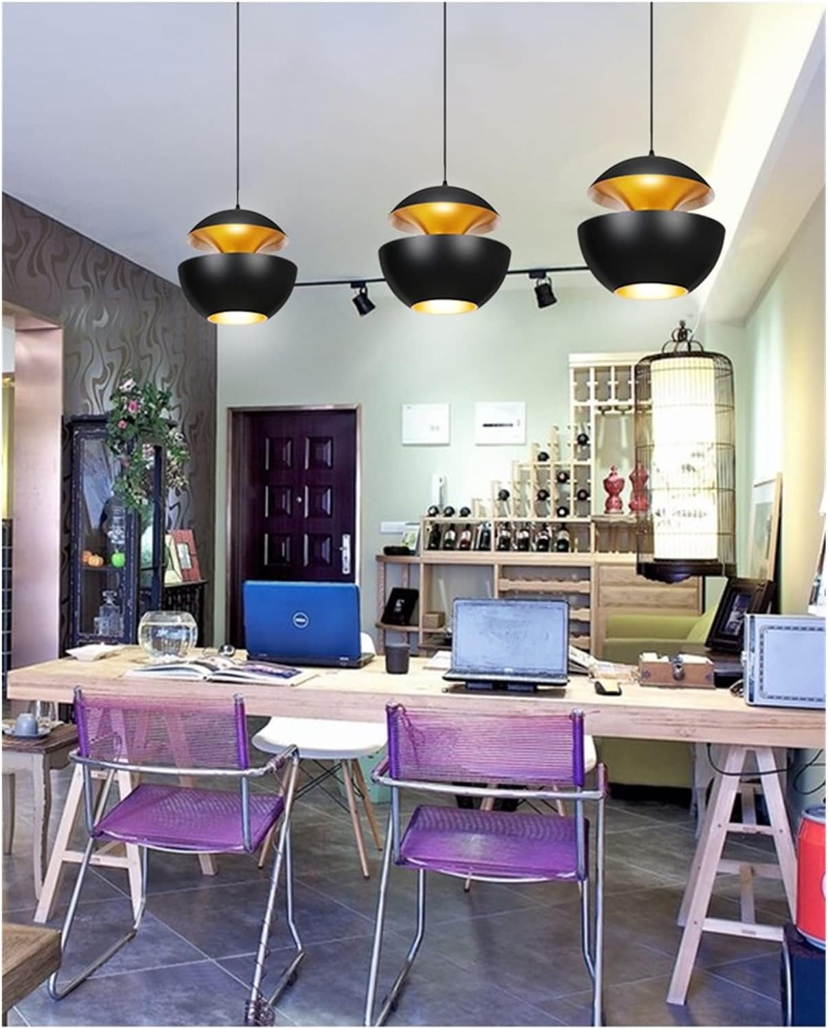 Apple – Moderne Zwart-Witte Hanglamp