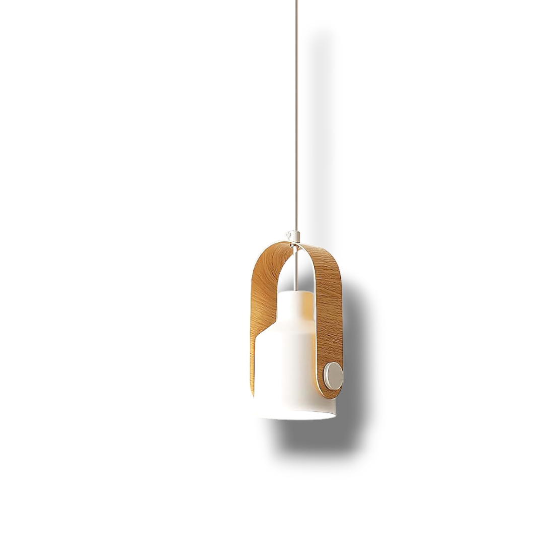 Orvia – Scandinavische Hangspot (Houten & Metalen Hanglamp)