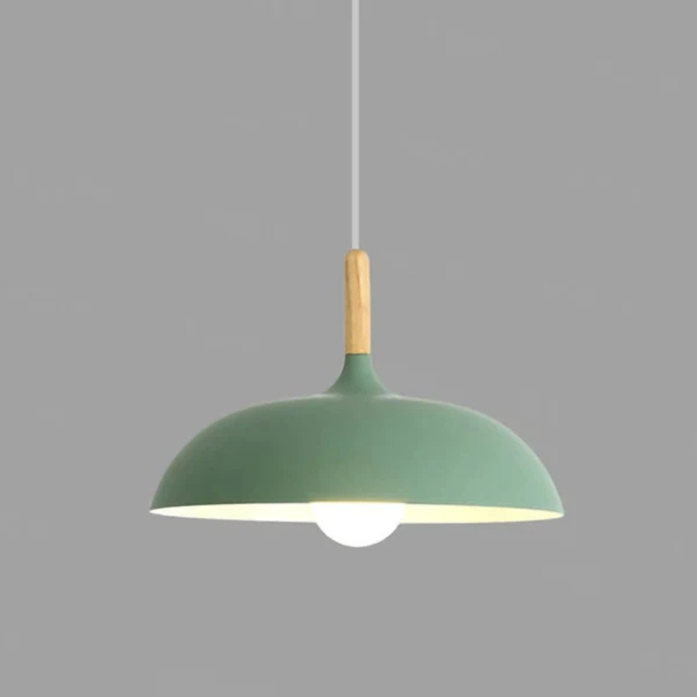 Beddora - NordicLight Scandinavische Eikenhouten Plafondlamp voor Moderne Ruimtes