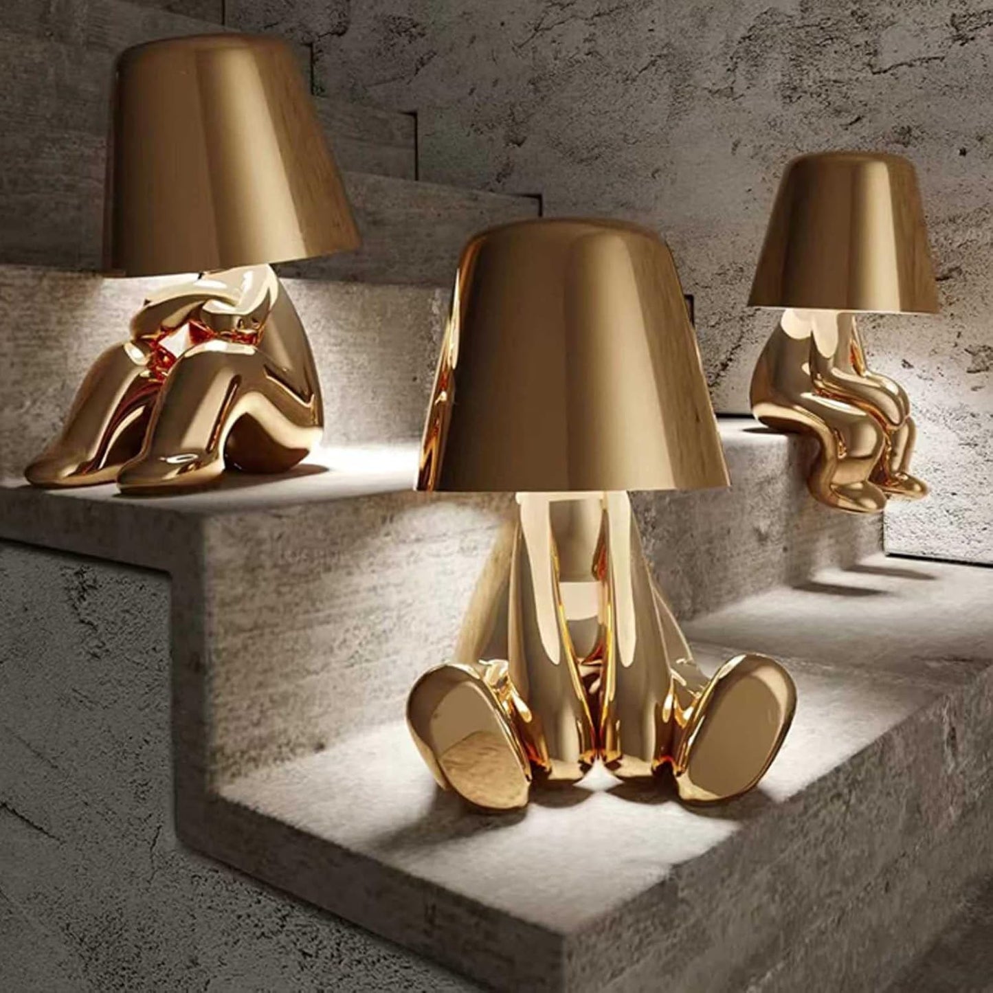 Aurevia – Gouden Tafellamp met Warm Zacht Licht