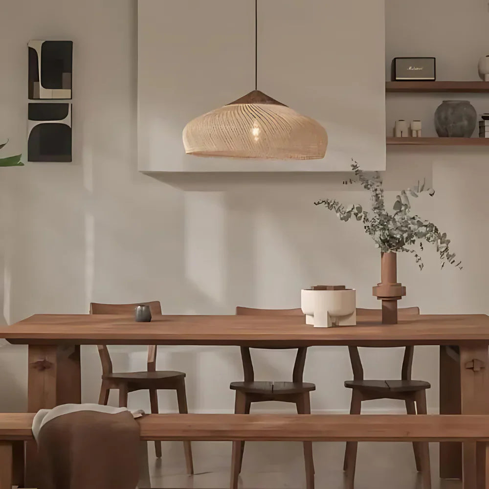 Solenne – Retro Boheemse Rattan Hanglamp