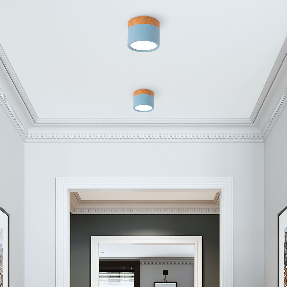 Cylora – Moderne LED Cilinder Plafondlamp met Strak Flush Mount Ontwerp