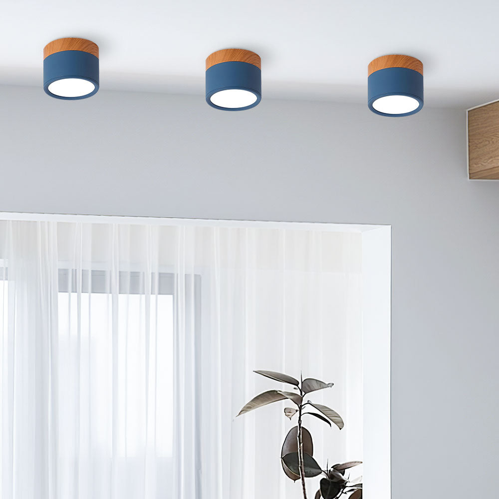 Cylora – Moderne LED Cilinder Plafondlamp met Strak Flush Mount Ontwerp