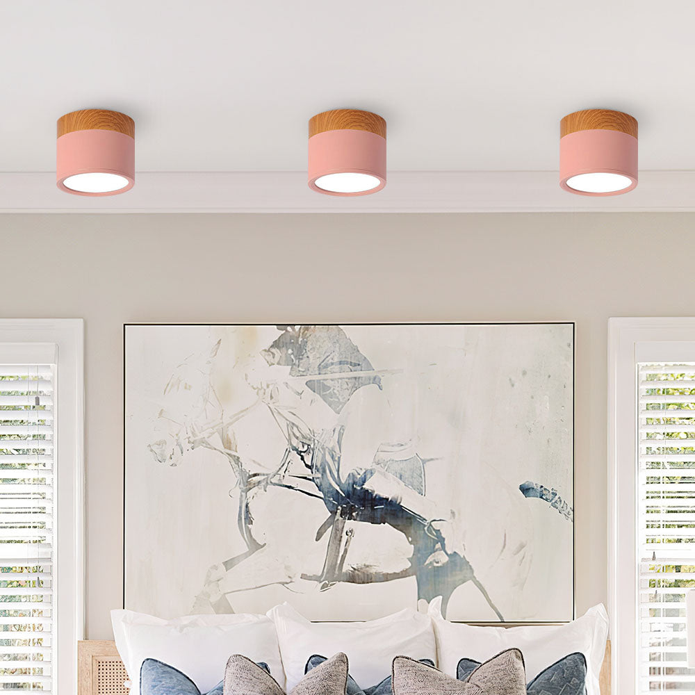 Cylora – Moderne LED Cilinder Plafondlamp met Strak Flush Mount Ontwerp