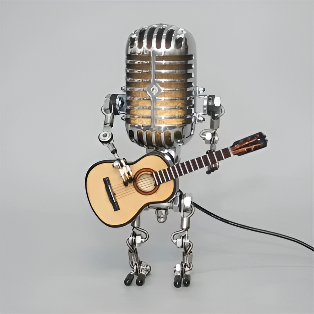 Robalto – Unieke Robot Tafellamp met Gitaar