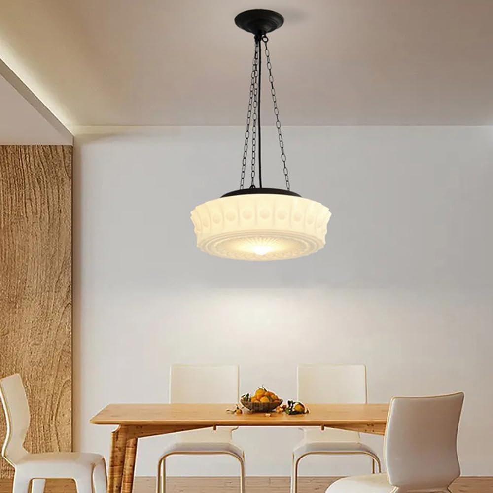 Celora – Vintage Keramische Schoolhouse Hanglamp