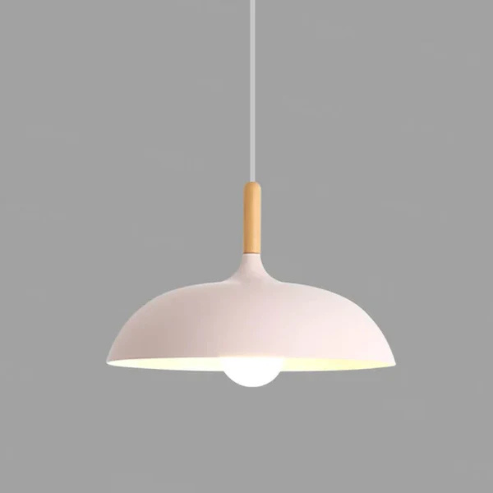 Beddora - NordicLight Scandinavische Eikenhouten Plafondlamp voor Moderne Ruimtes