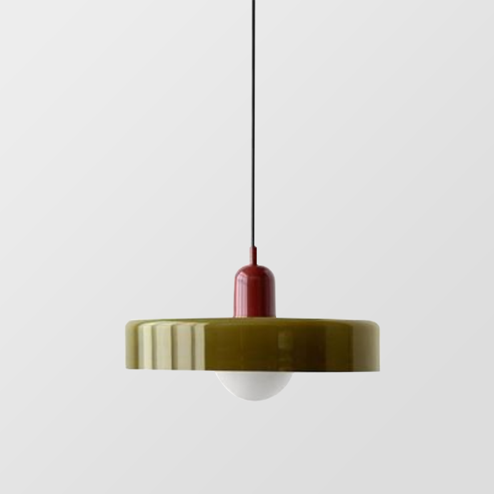 GleaMore - Bauhaus Hanglamp In Stijlvol Gekleurd Glas