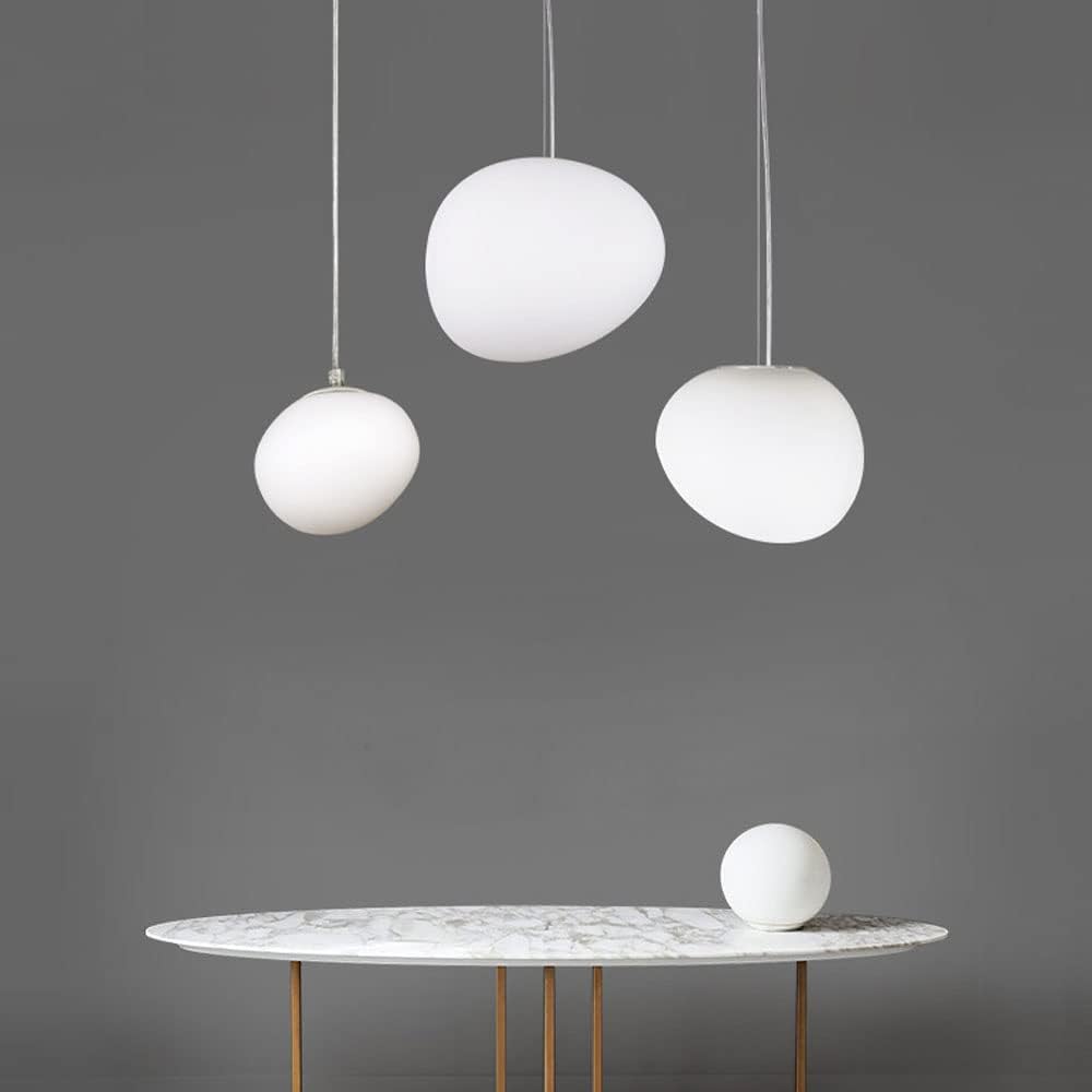 Statuvia – Zwevende Kiezel Hanglamp voor de Eetkamer