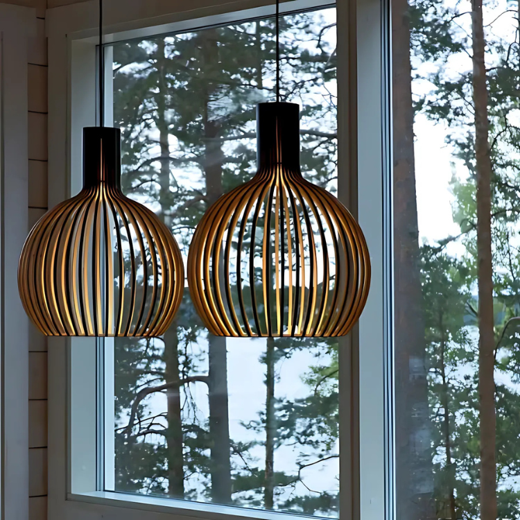 Floraa - Natuurlijke Bamboe Hanglamp voor Elegante Woondecoratie