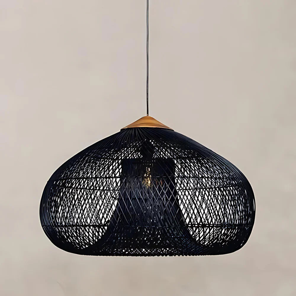 Aveline – Handgemaakte Rattan Japandi Hanglamp