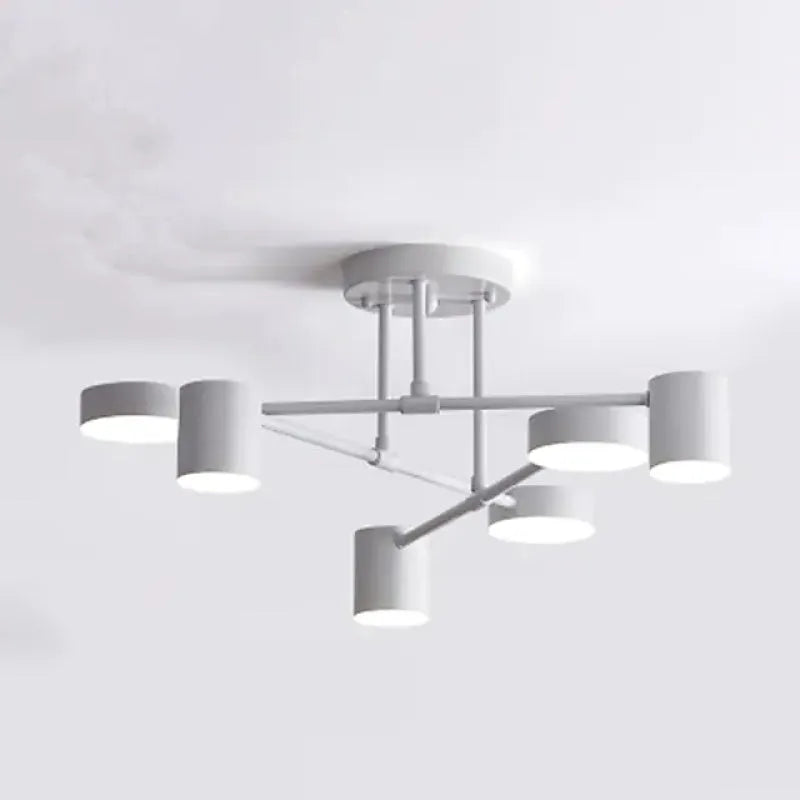 Norvik – Moderne Plafondlamp met 6 LED-Koppen